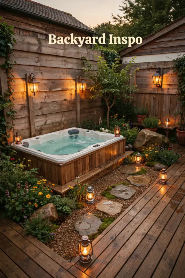 Outdoor Jacuzzi Ideas for Backyard Relaxation | Garden Spa Setup