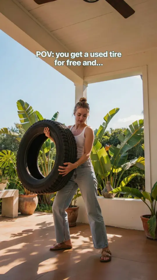 DIY Tire Park | 90s Summer Backyard Fun | Easy Mom Project