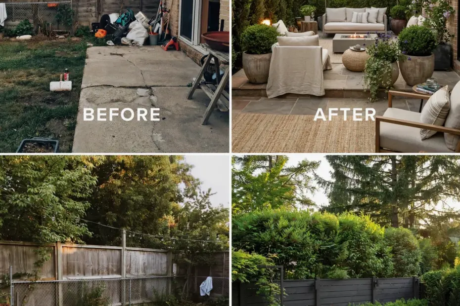 Backyard Before and After: Simple Makeover Tips for a Stunning Garden Transformation