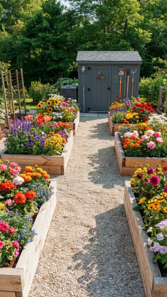 Raised Bed Vegetable Garden Layout: How to Organize Beds, Paths & Tools