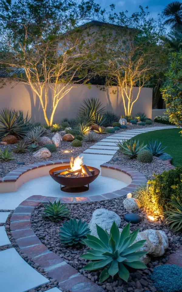 Circular Fire Pit Garden Design: Avoid This Common Nighttime Landscaping Mistake