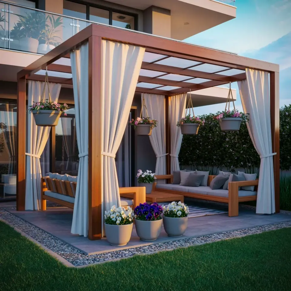 Marble Tile Backyard Makeover | Easy Outdoor Flooring Upgrade | Garden & Patio Ideas