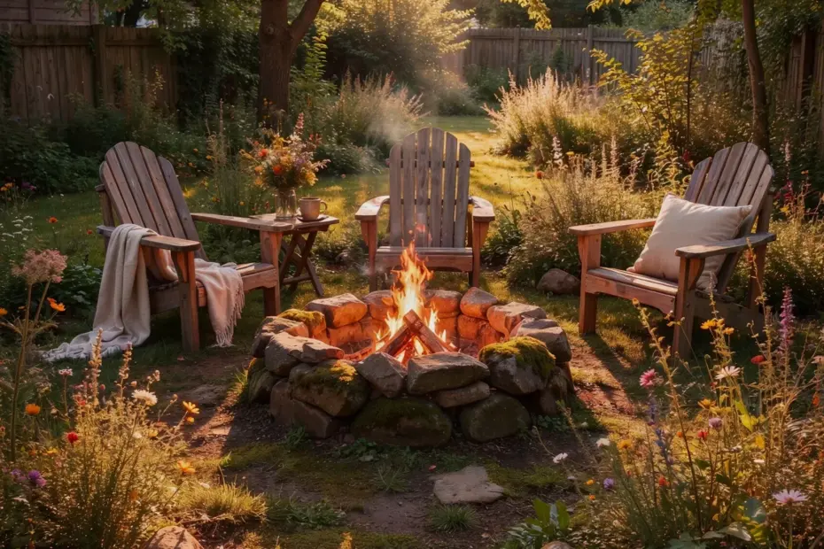 Budget Fire Pit Ideas for a Cozy Backyard Corner | Warm and Ready to Use