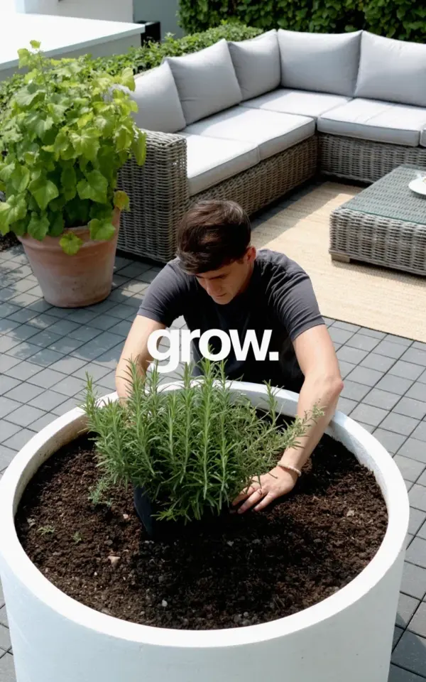 Container Gardening Mistake: Give Your Rosemary Room to Grow in a Big Planter