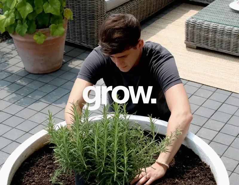 Container Gardening Mistake: Give Your Rosemary Room to Grow in a Big Planter