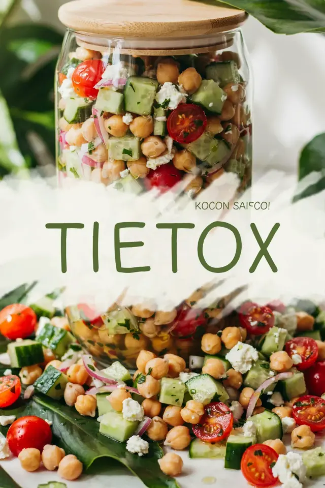 Chickpea Cucumber Salad Recipe Fresh and Healthy | 10-Minute Meal Prep Lunch