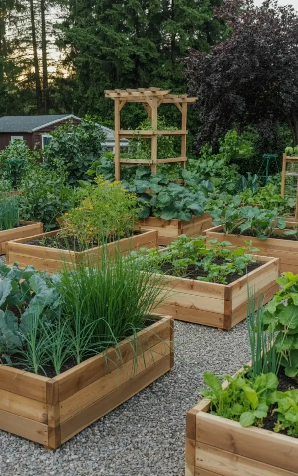 Cedar Raised Garden Bed Ideas for a Lush Summer Vegetable Garden