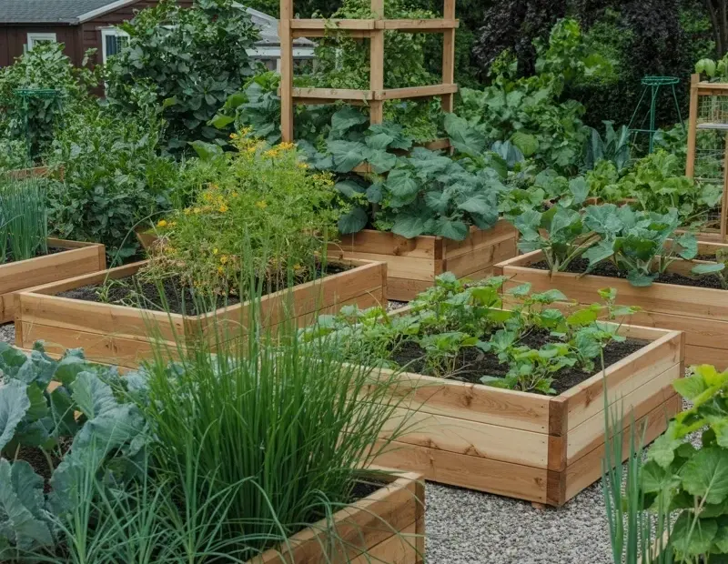 Cedar Raised Garden Bed Ideas for a Lush Summer Vegetable Garden