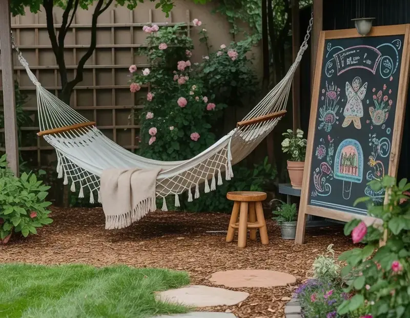 Backyard Hammock Mistake: Skip Mulch, Get Mud | Cozy Garden Retreat